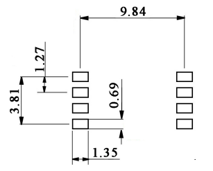 5V 700kPa Amplifiye Analog Çıkış Sensörü Atmosferik Basınç 1
